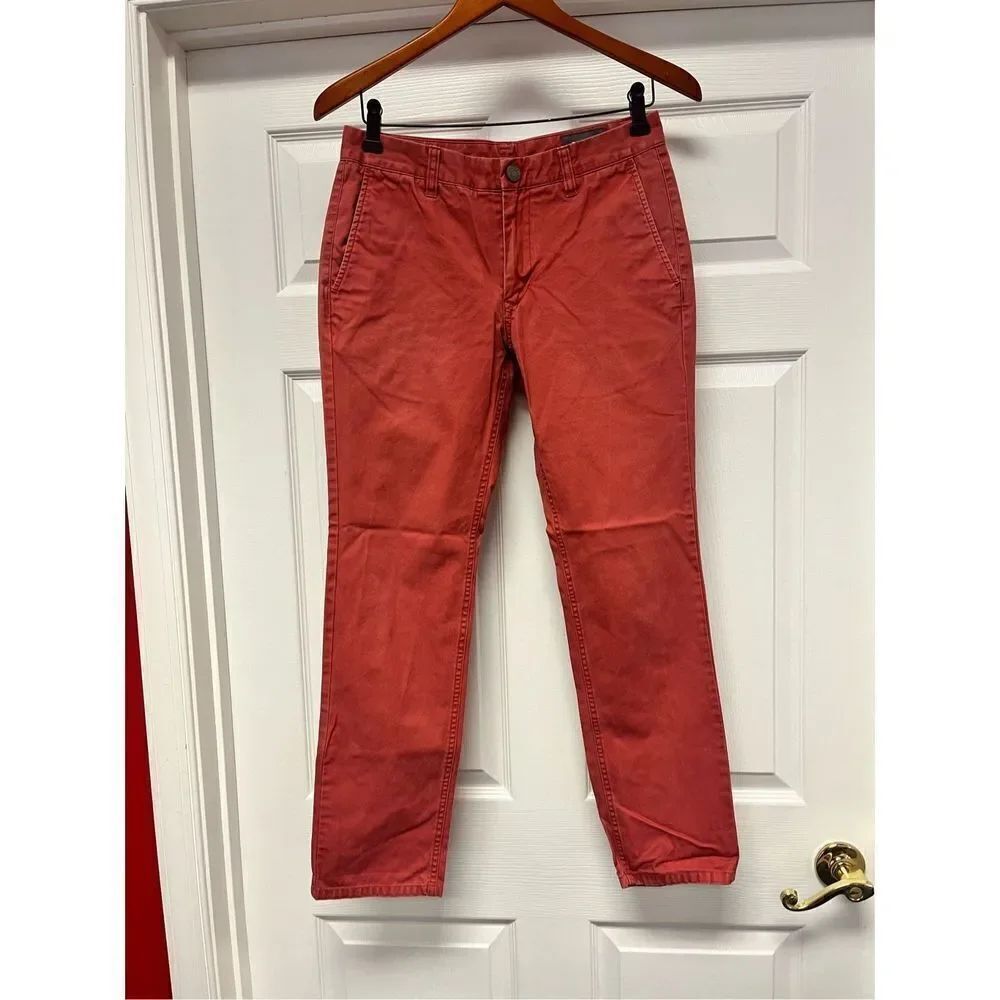 Bonobos Slim Tailored Pants in Tandoori Spice sz 29/30 EUC